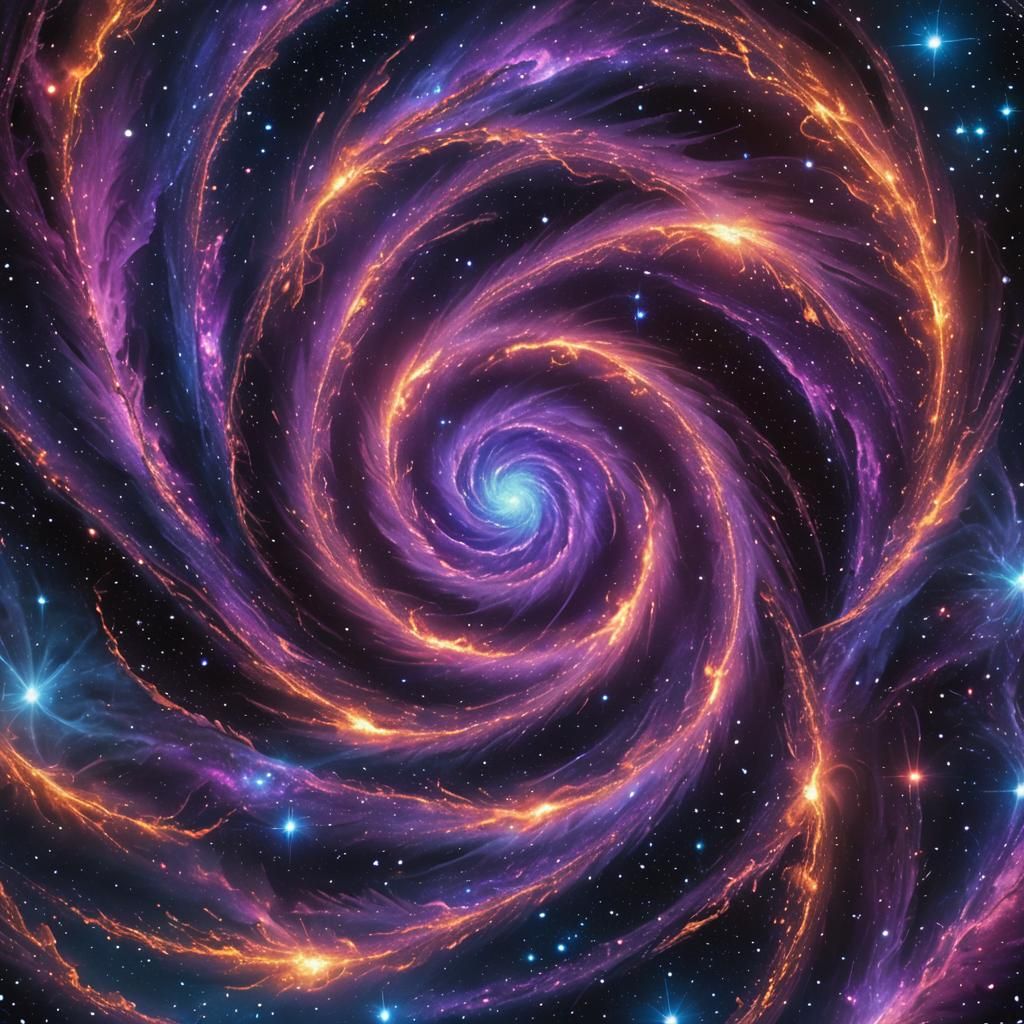 Ethereal Dark Matter Vortex Amidst Galaxies