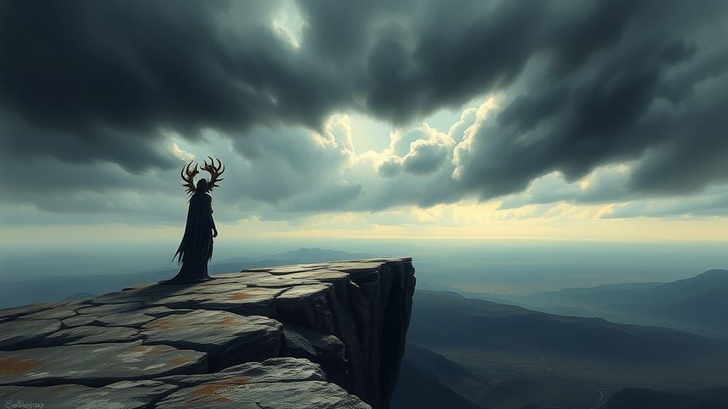 Medusa at the Edge of the World, a Desolate Landscape of Omi...