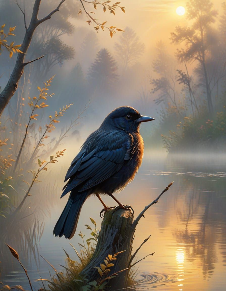 Morning Song in Impressionist Light