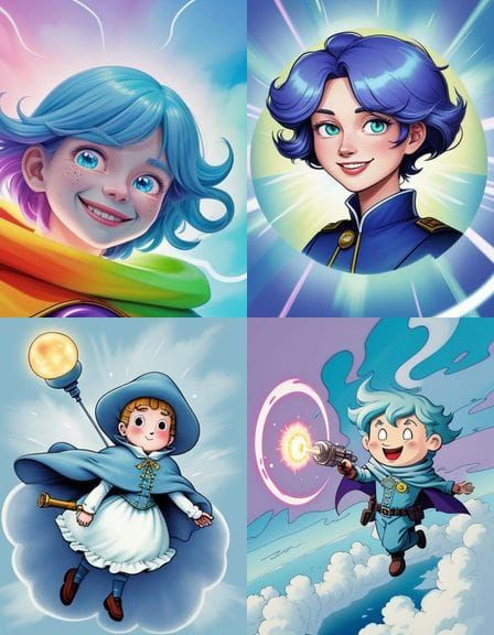 Evil Cartoon Character in a Children's Magazine Style