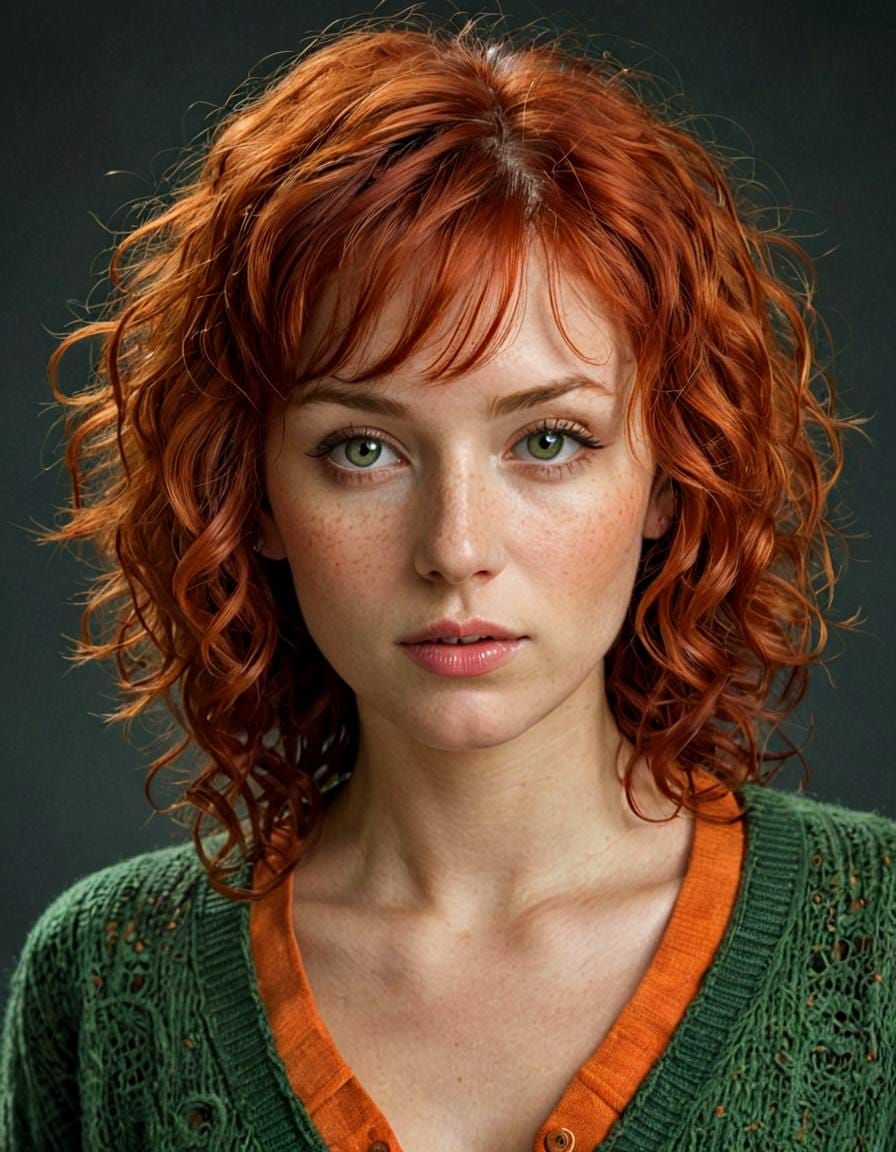 Radiant Woman Portrait in Hyperrealistic Style