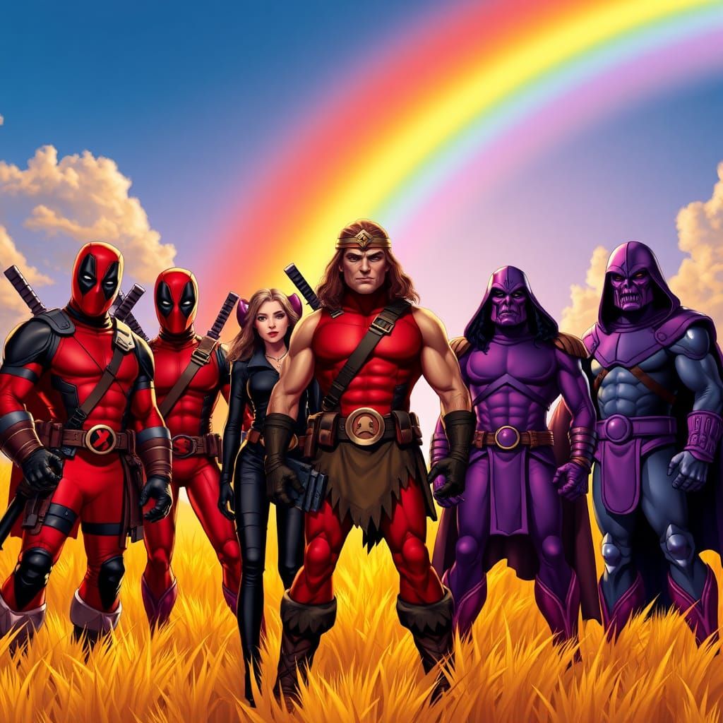 Conan and Friends in a Golden Field