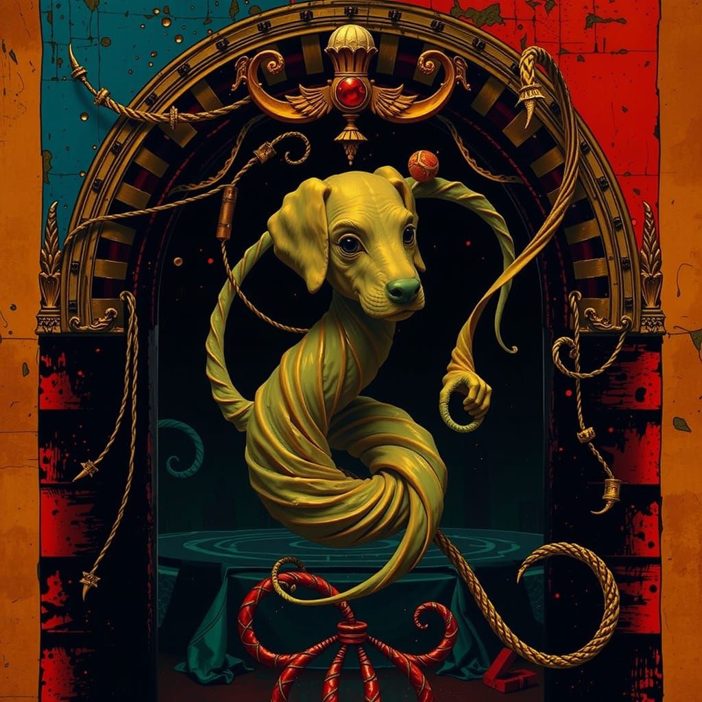 Abstract Shapes in Motion: Twisting and Swirling Forms