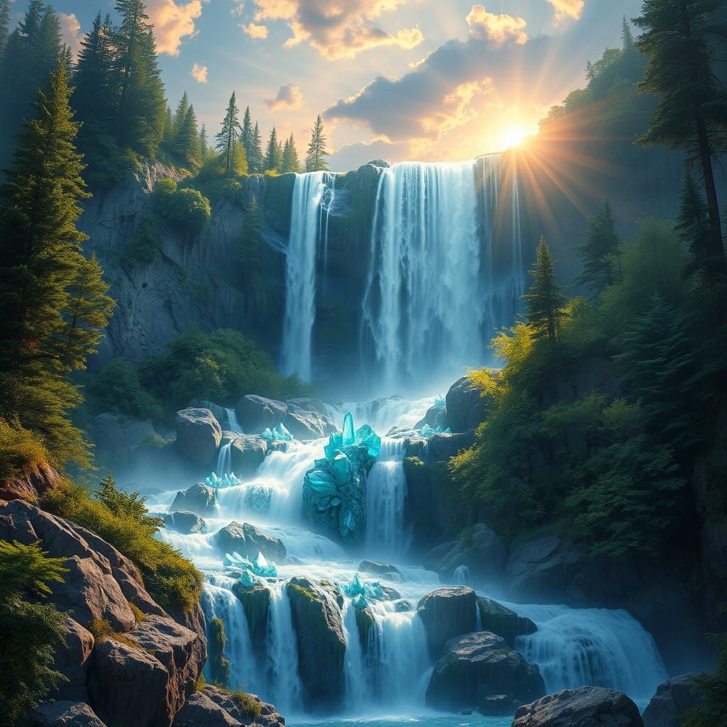 Bejewelled Waterfall