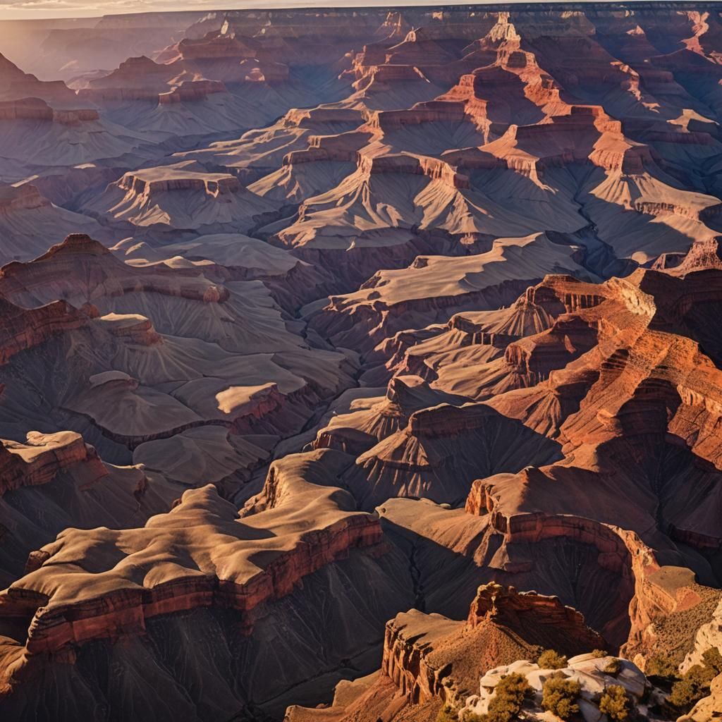 Grand Canyon Sunset: Panoramic Landscape Photography