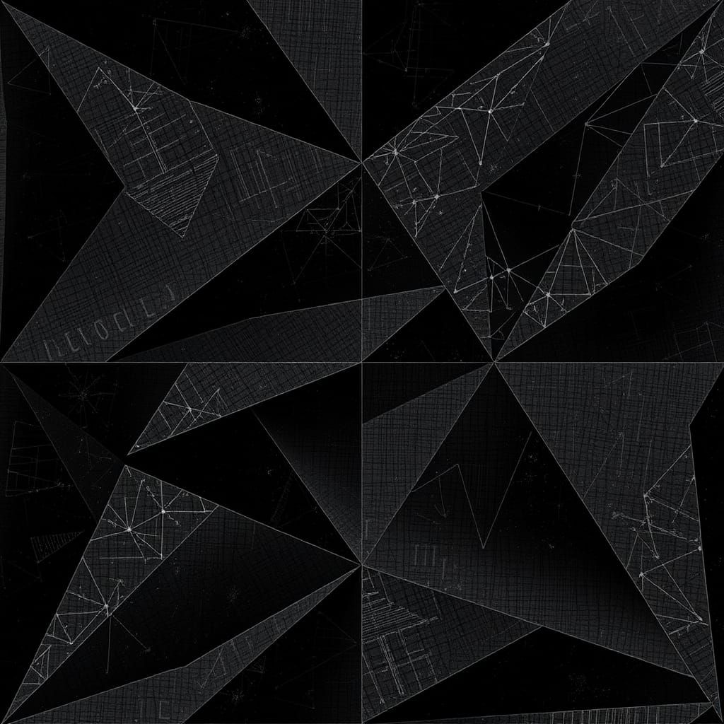 Ethereal Triangular Patterns in Constant Flux
