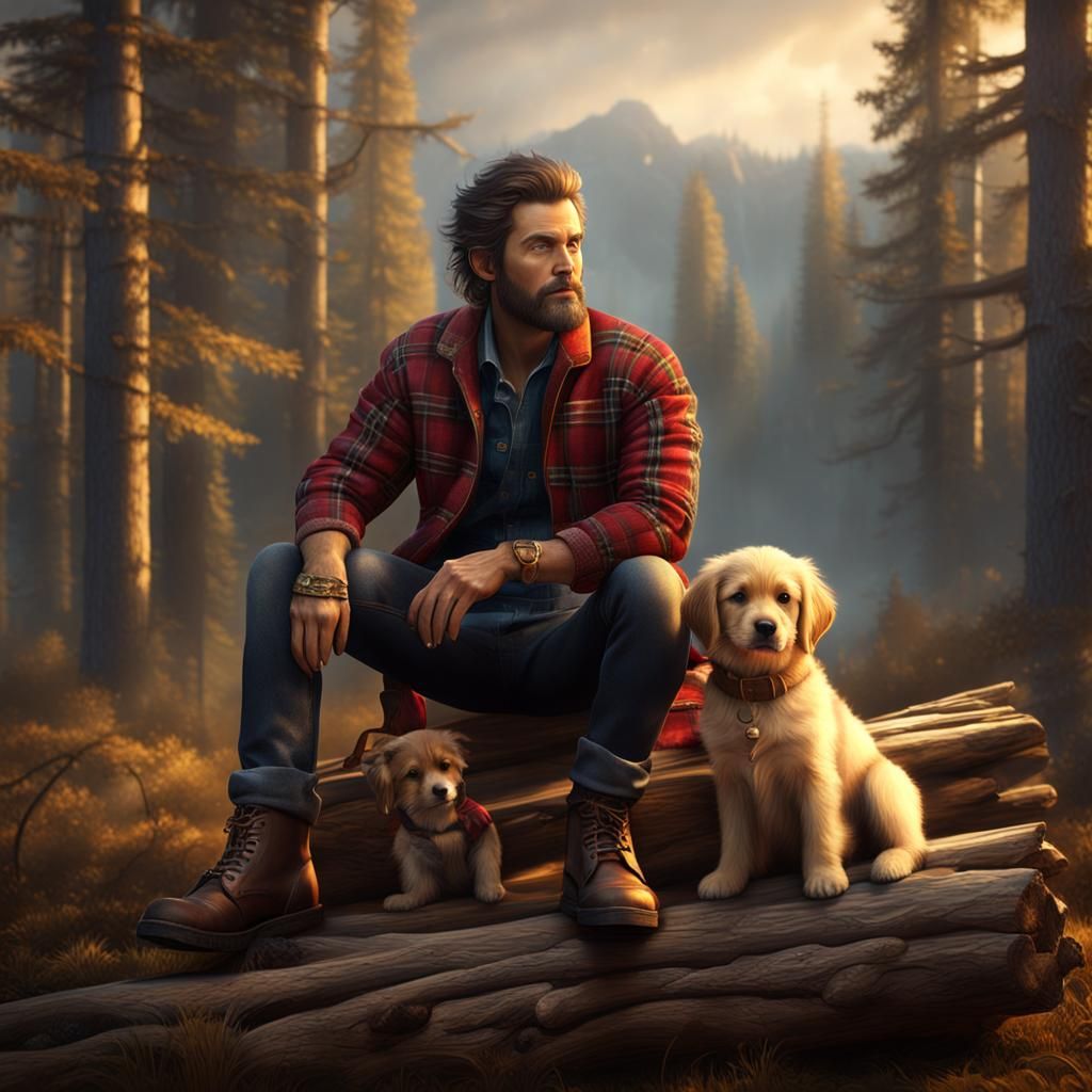 Lumberjack on weekend