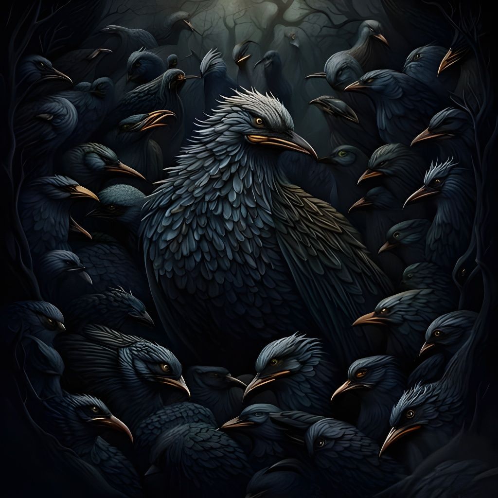 Abstract Merge of Shapes and Colors