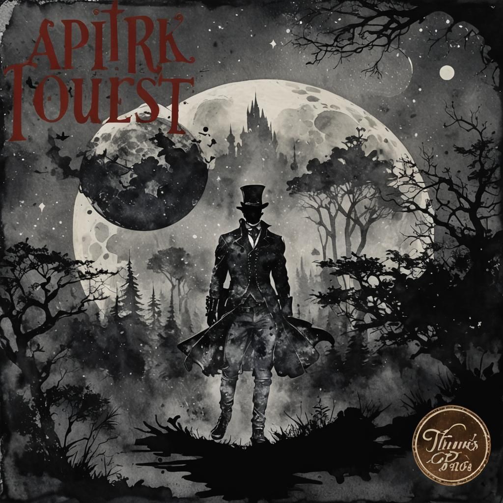 superstitious thirteen Friday Silhouette of a person, modern...