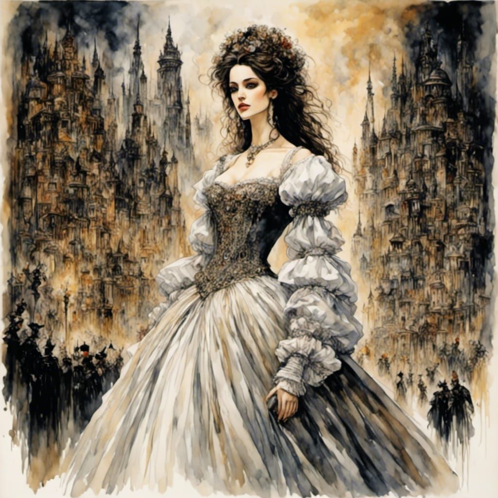 Labyrinth Sarah in Masquerade Ball Gown