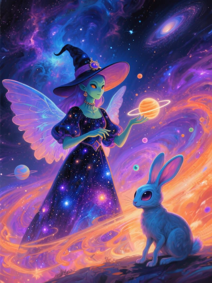 Cosmic Witch Creates Solar Systems