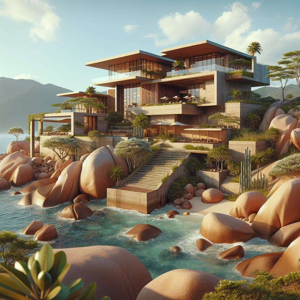 Coastal Modern Architecture Blends With Nature