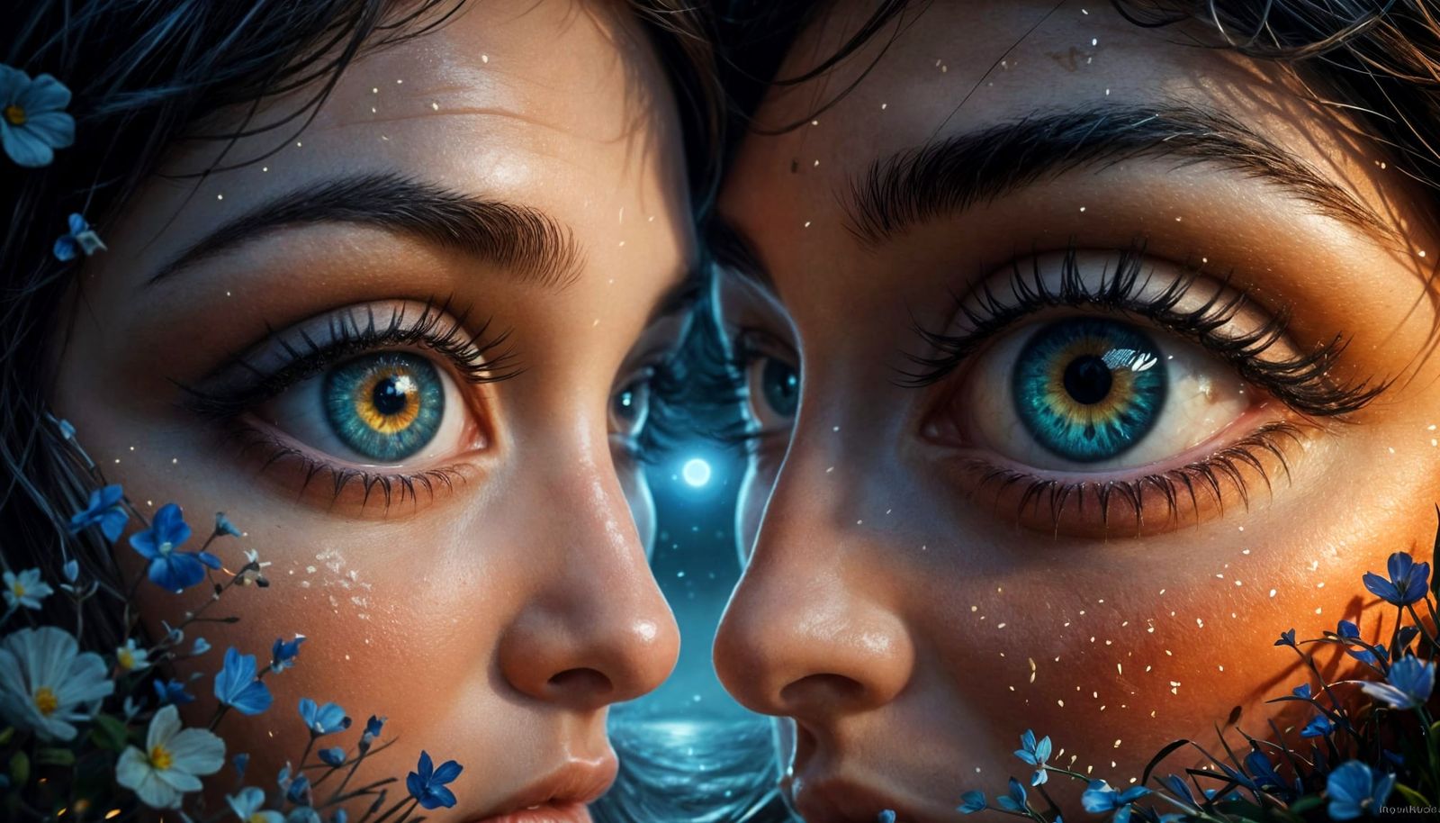 Stunning Digital Painting of Intimate Connection
