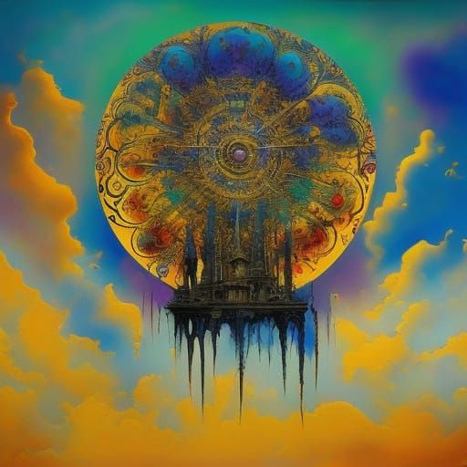 Dreamlike Surrealism in Oil Painting