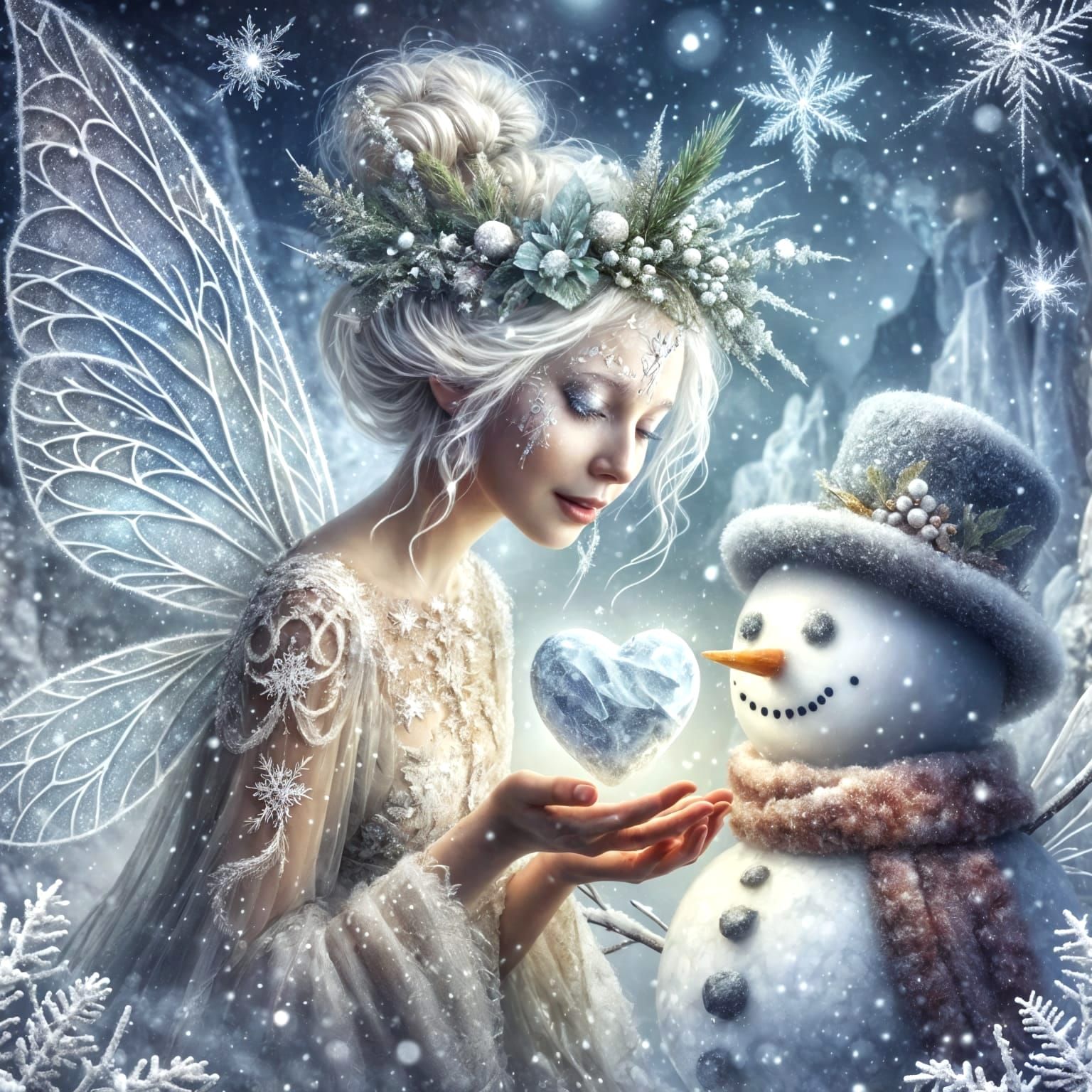 I gift you this ice heart