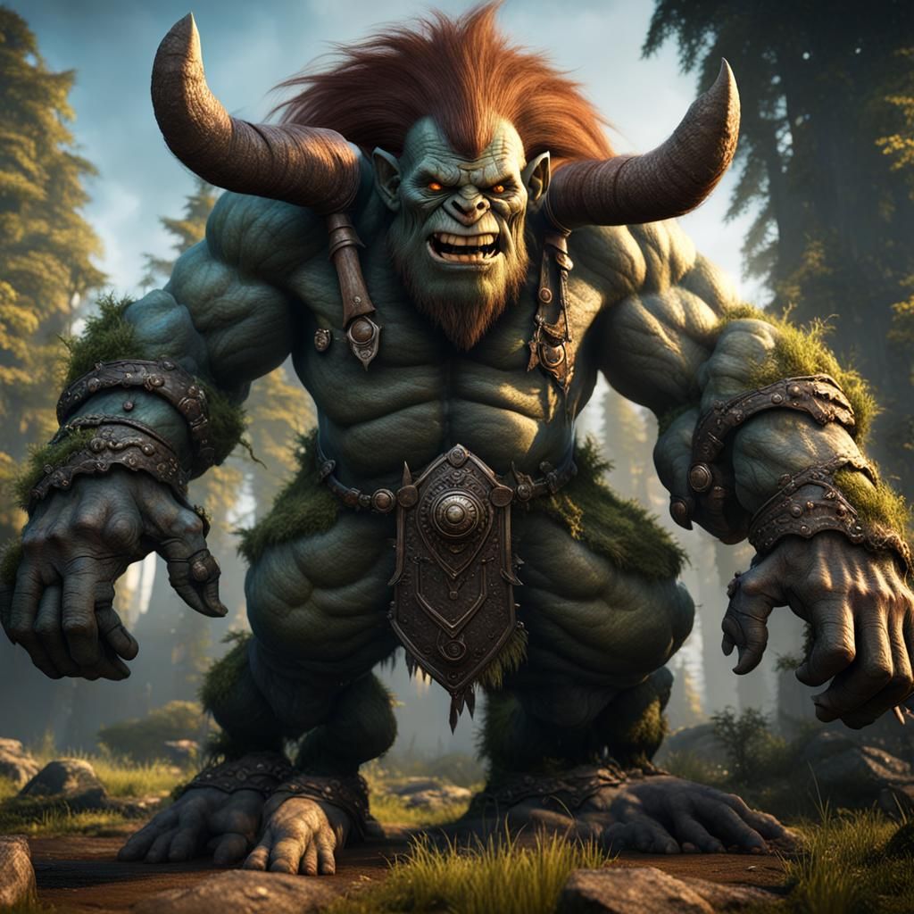Epic Troll Rendered with Dynamic Lighting