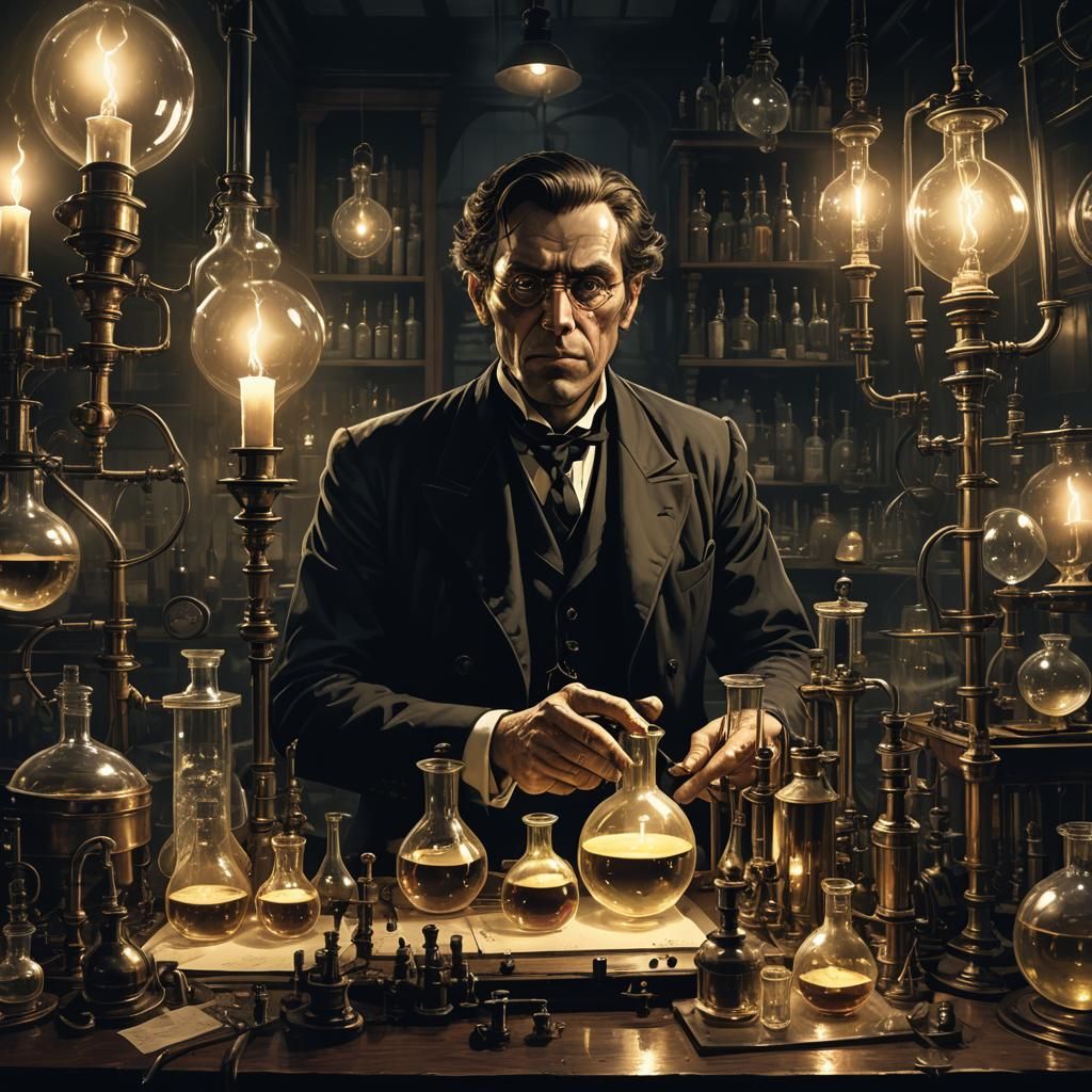 Dr. Jekyll's Dark Victorian Laboratory: A Sinister Transform...