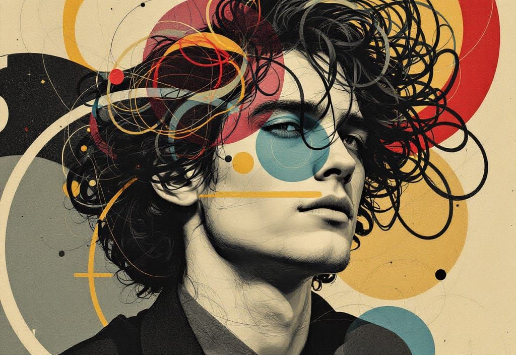 Cillian Murphy Portrait in Leyendecker Style