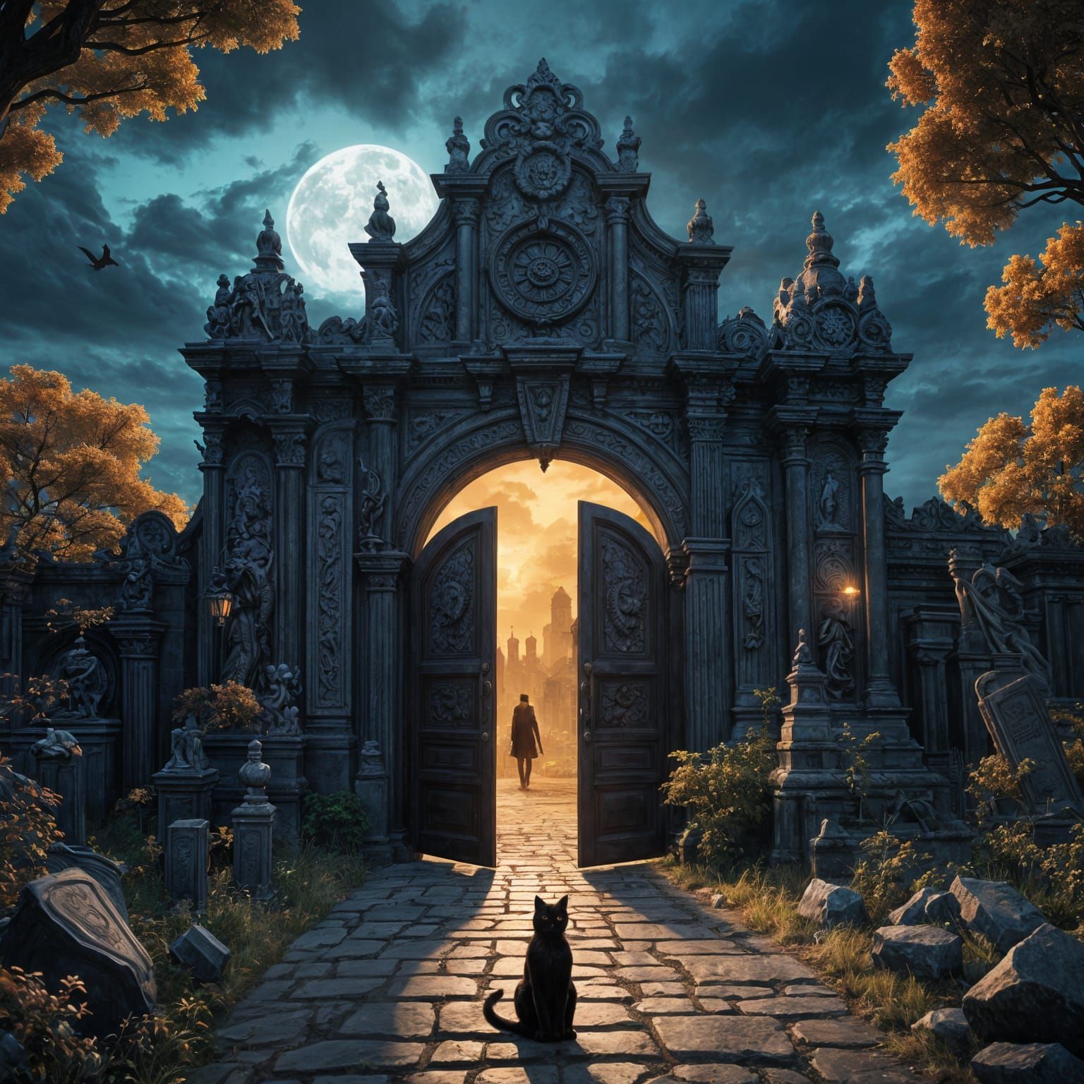 Day of the Dead Cemetery Door