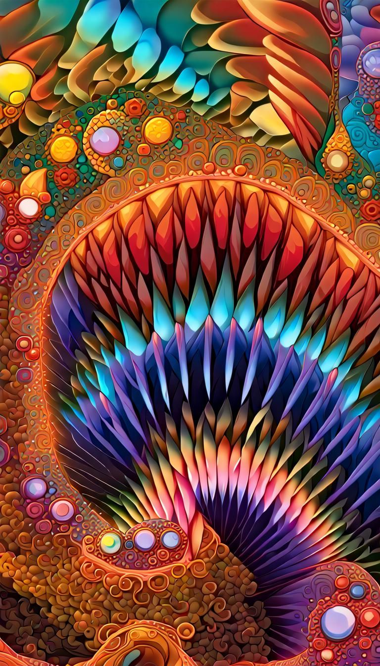 Vortex Cannon Magnetic Fields in Neon Fractals