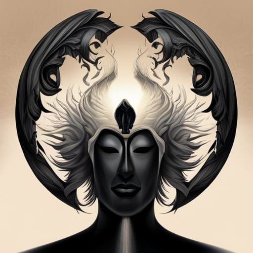 Harmonious Opposites in Hyperdetailed Concept Art