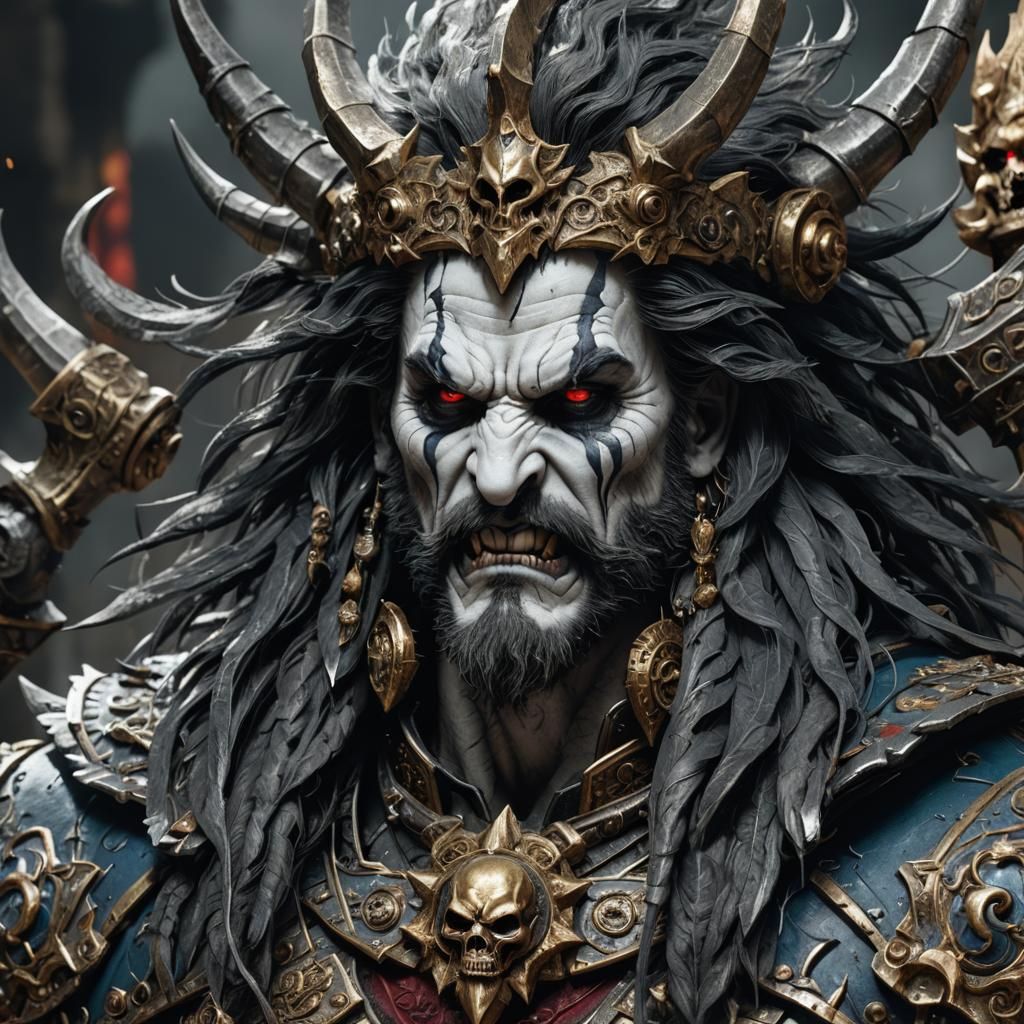 Lobo the Mad King: Detailed Anime Portrait