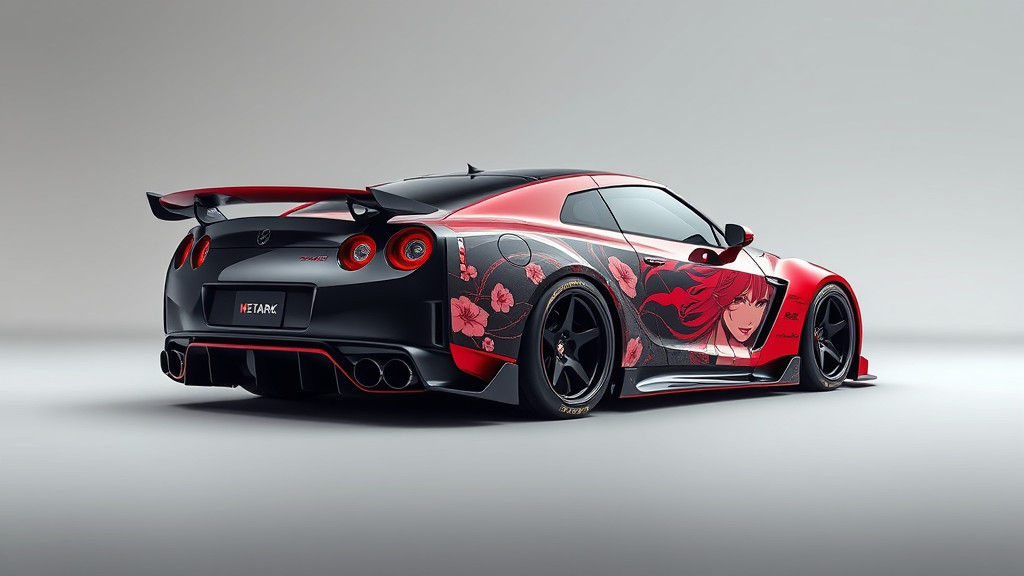 Futuristic Drift Car: GT-R, Mustang, AMG Fusion