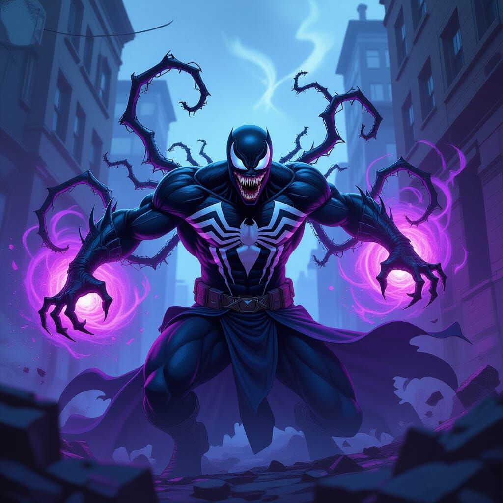 Venom Fuses With Doctor Strange's Magic