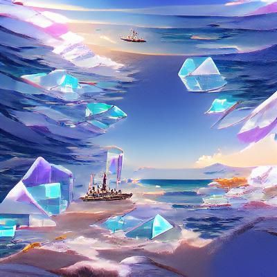 Crystal Ocean: A Vision of Turquoise Purity