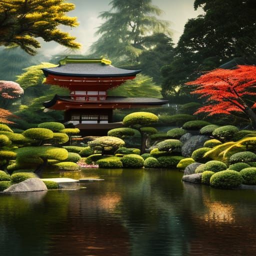 Hyperdetailed Japanese Gardens in Unreal Engine