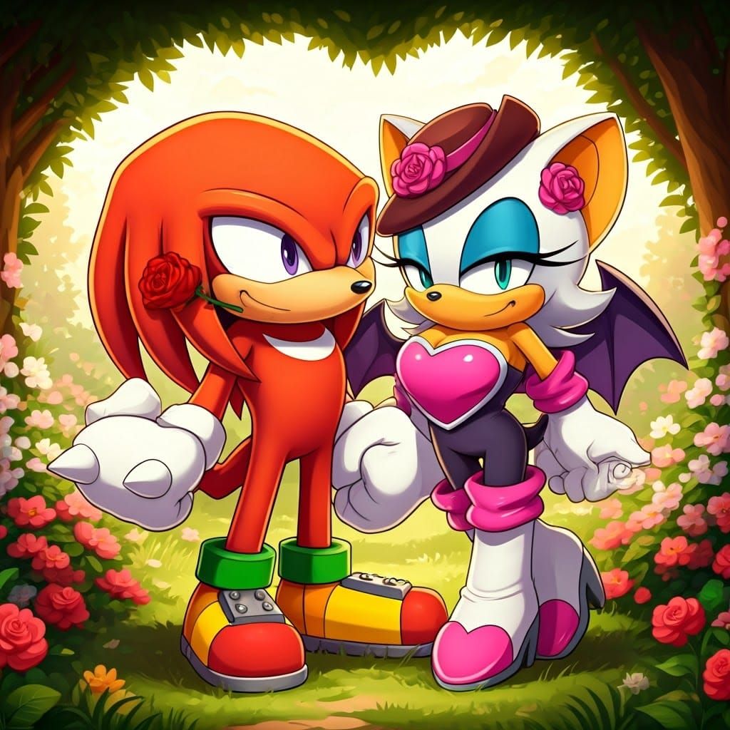 Sonic Adventure 2 Heroes Share Sweet Valentine's Moment