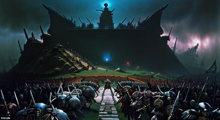 Epic Fantasy Clan Combat in Warhammer Style