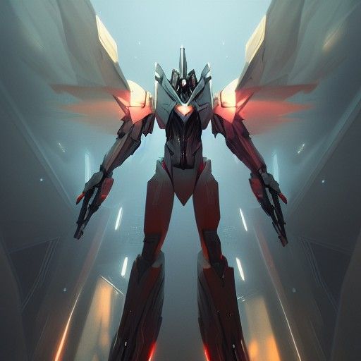 Starscream Digital Art by Greg Rutkowski