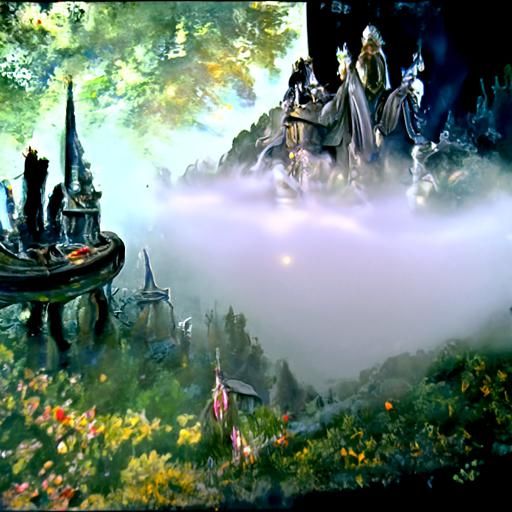 Lord of the Rings Ethereal Fantasy Landscape
