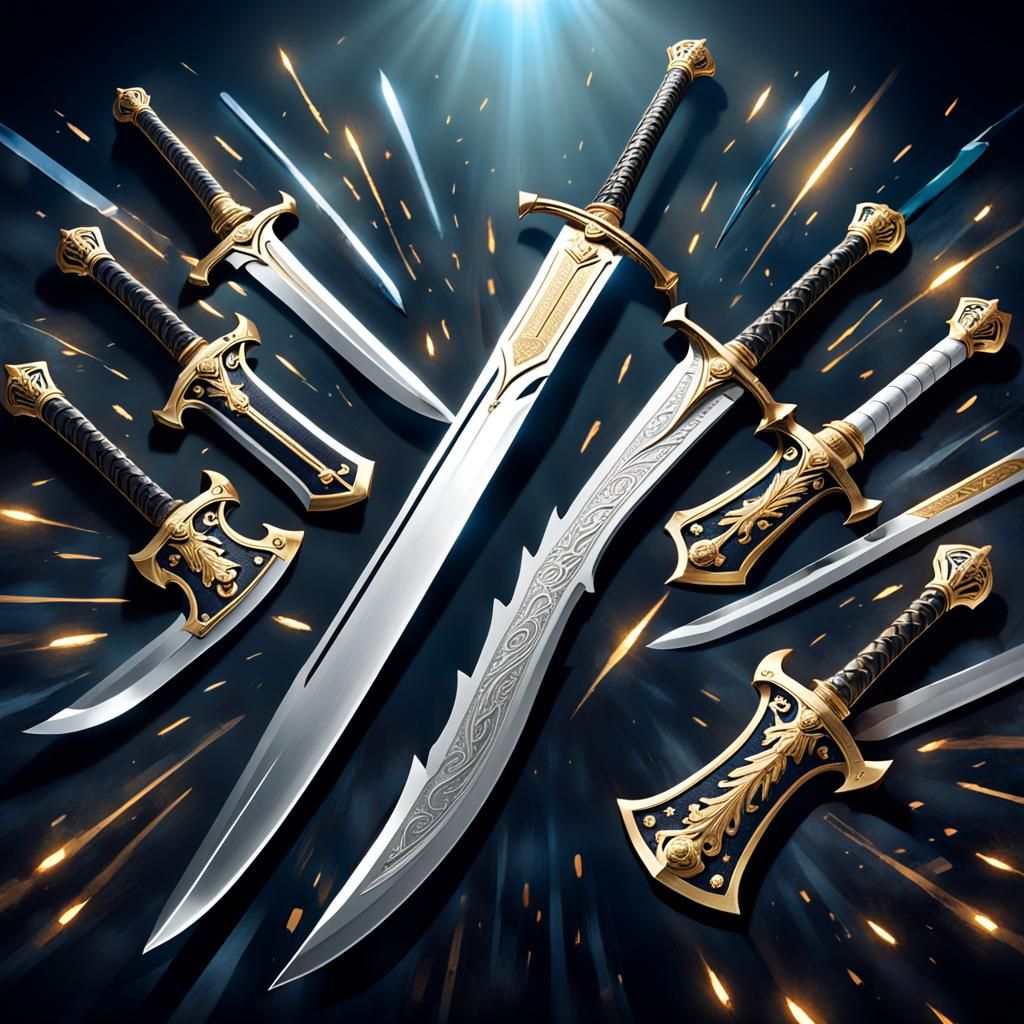 Untypical arsenal of swords