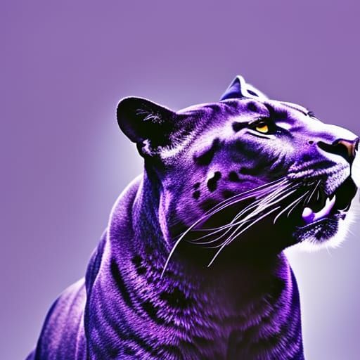 Purple Panther on the Prowl in 16k