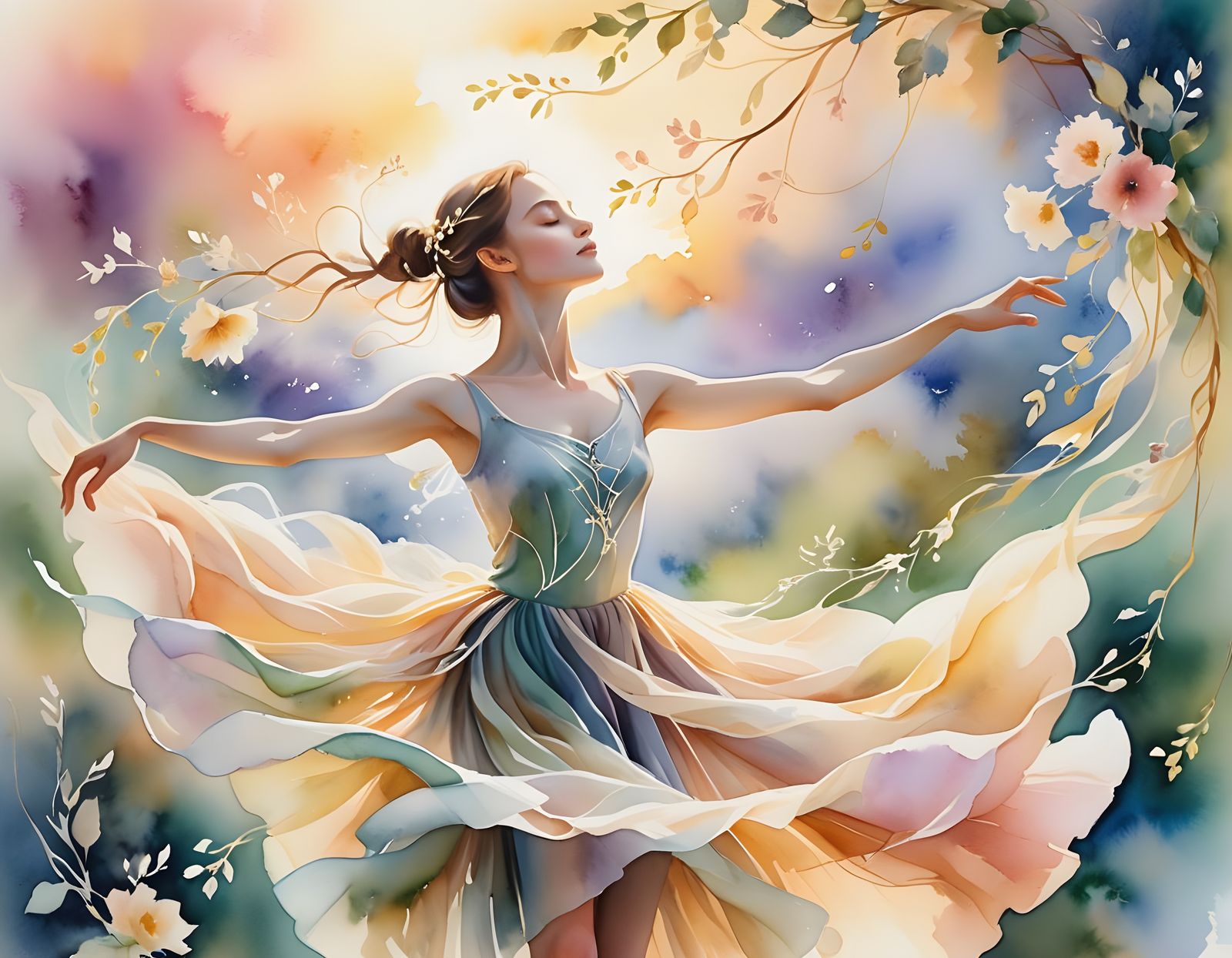 Ethereal Skybeing's Sunrise Ballet Performance