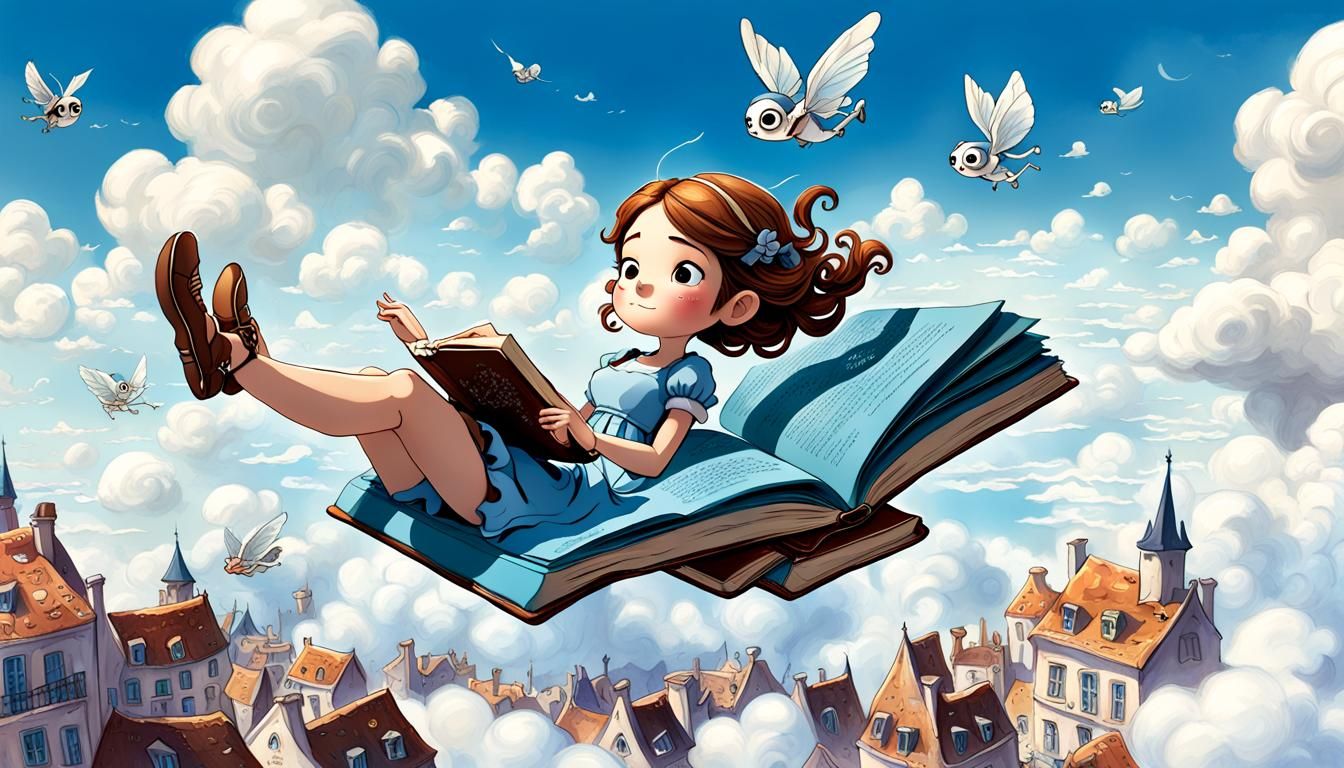 Girl and Flying book
Book
Daily Challenges
