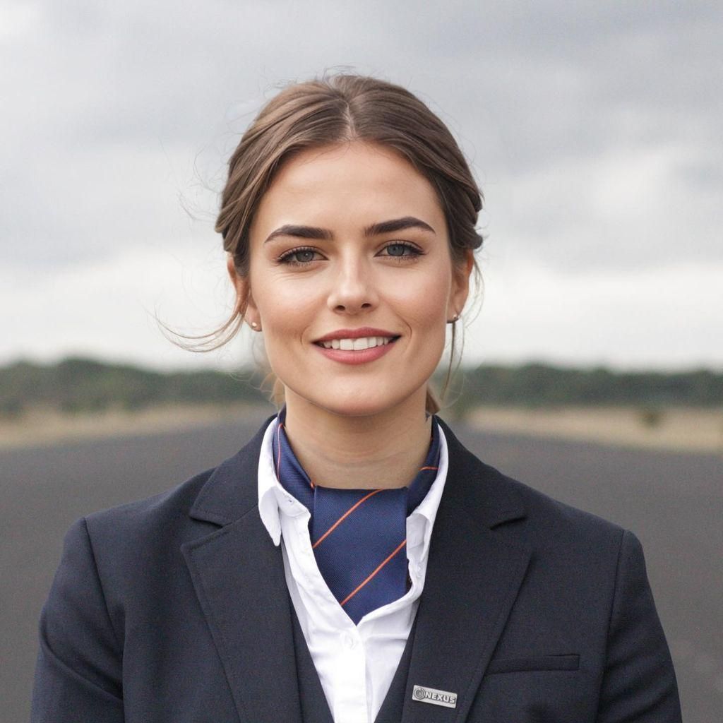 Classy Preppy Girl in Pinstripe Business Suit