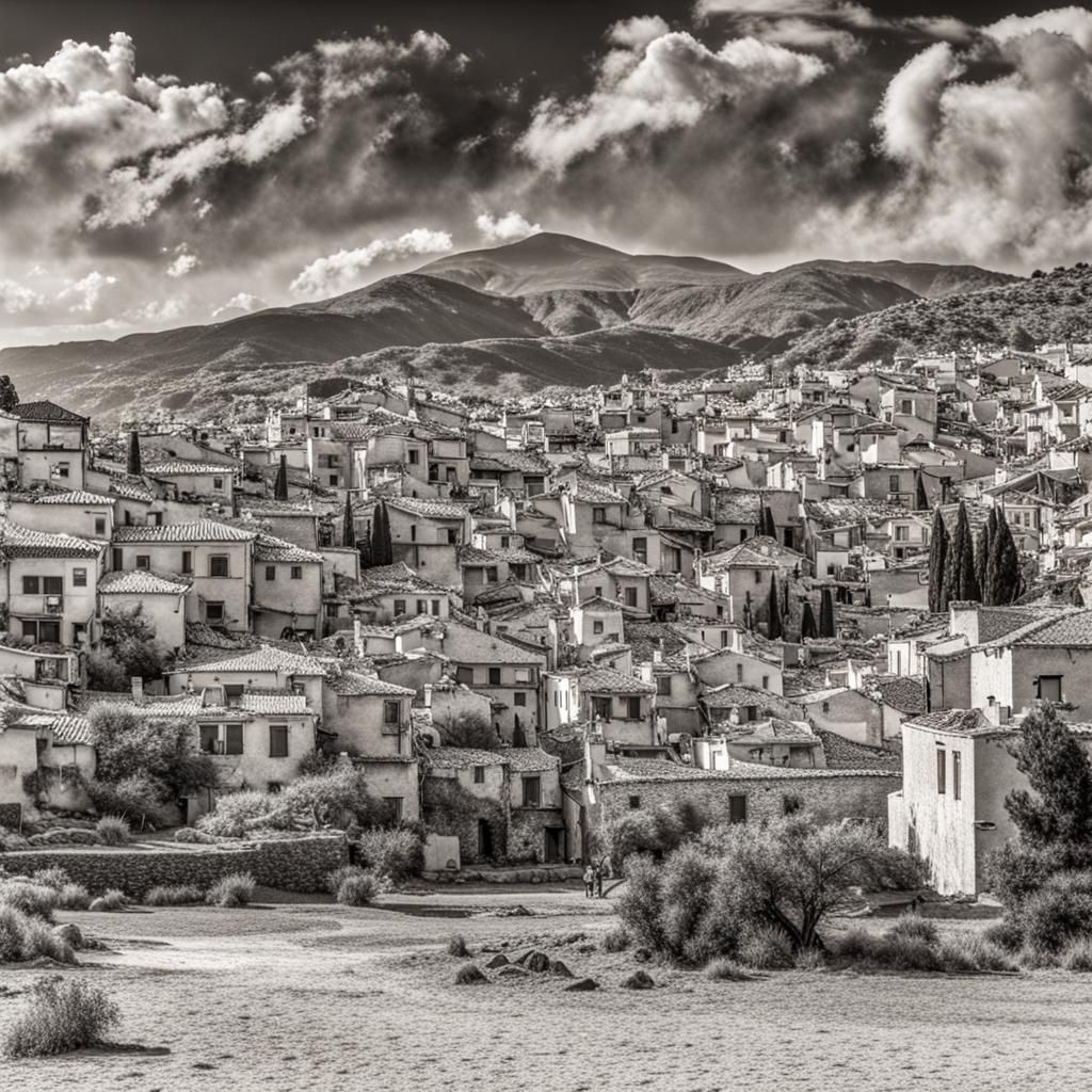 Digital Warrior in Anime Style Radiating Power