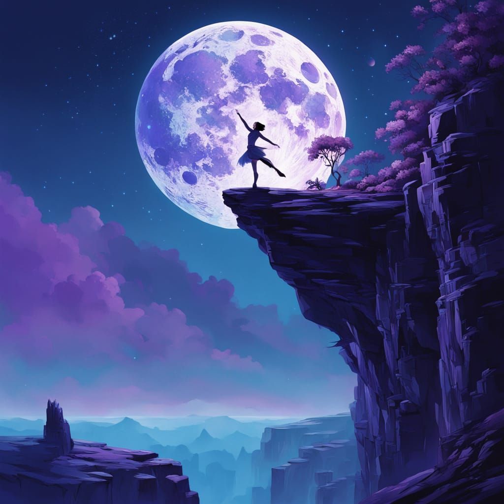 Ethereal Acrobat on the Edge of the World