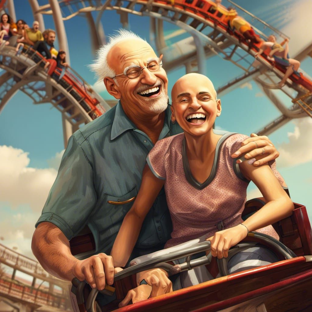 Rollercoaster Ride: Joyful Moment in Indian Setting