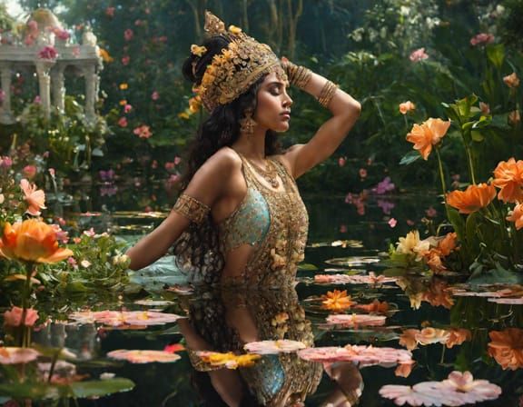 Beautiful Portrait Generated by AI