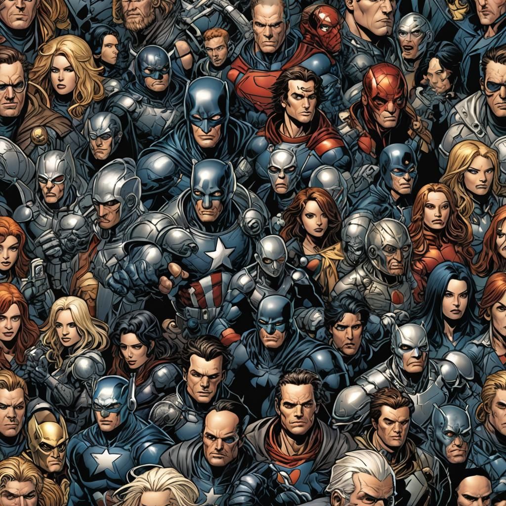 Dynamic Comic Book Art Illustration