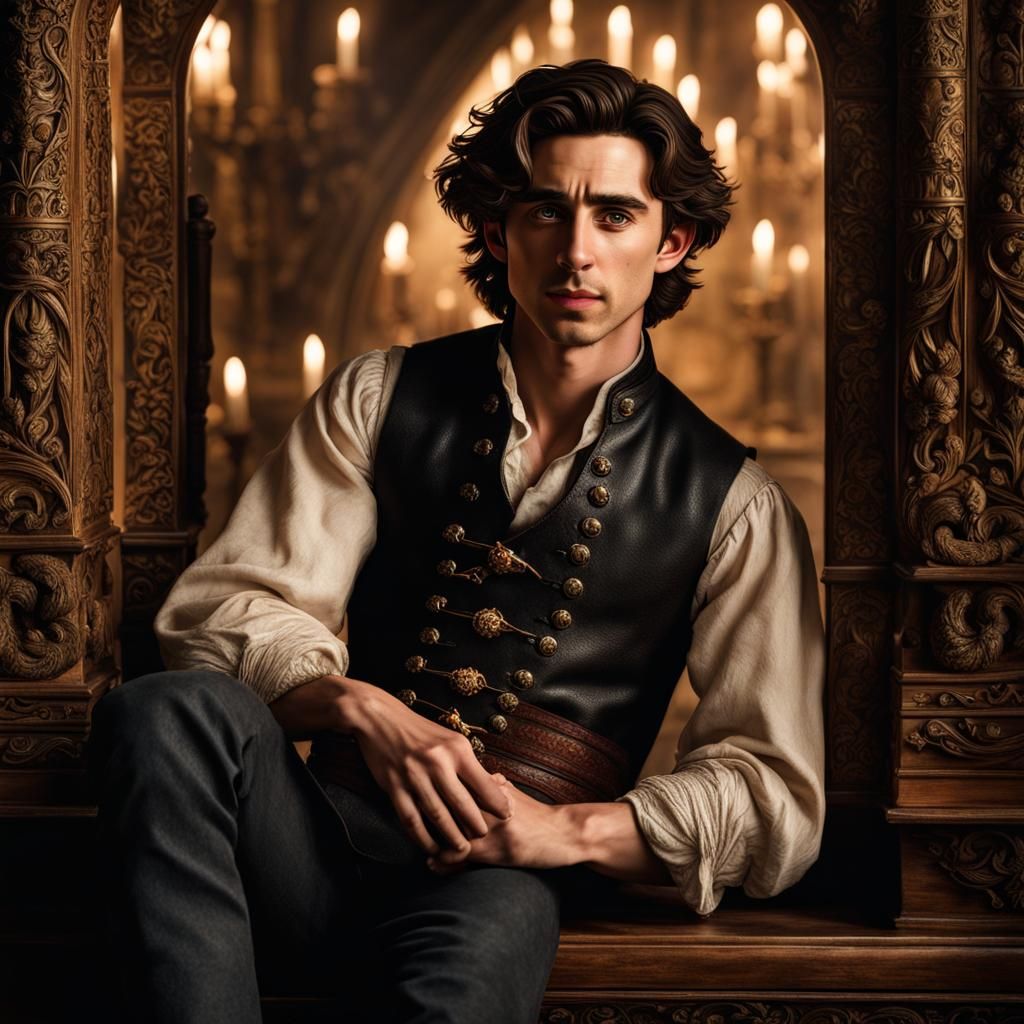 Timothee Chalamet as Flynn Ryder in Tangled 240120D