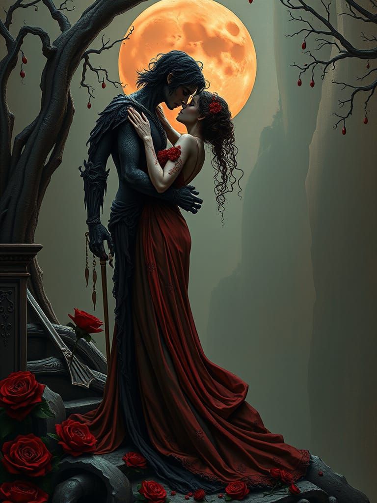 Ethereal Love in Darkened Gothic Romance