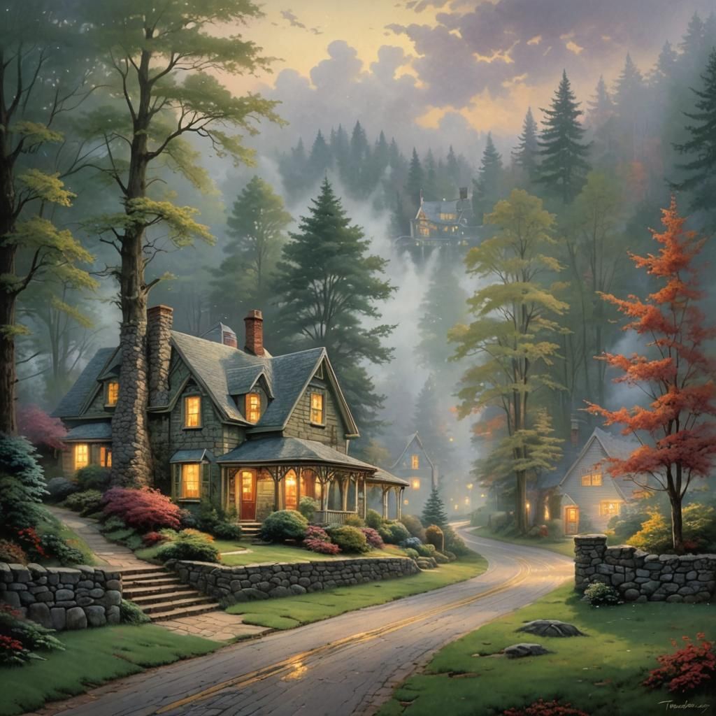 Pennsylvania Woods Homes in Ethereal Fantasy Style