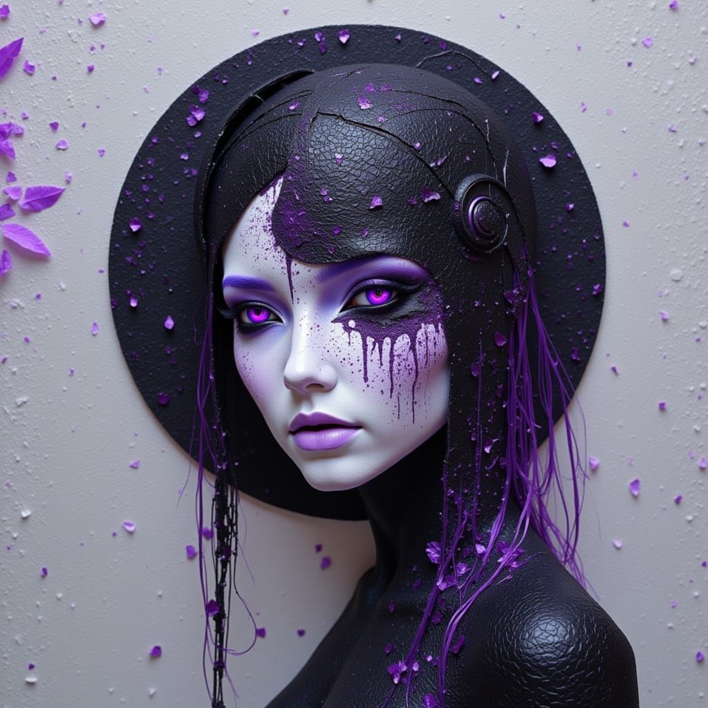 Ethereal Cityscape at Sunset