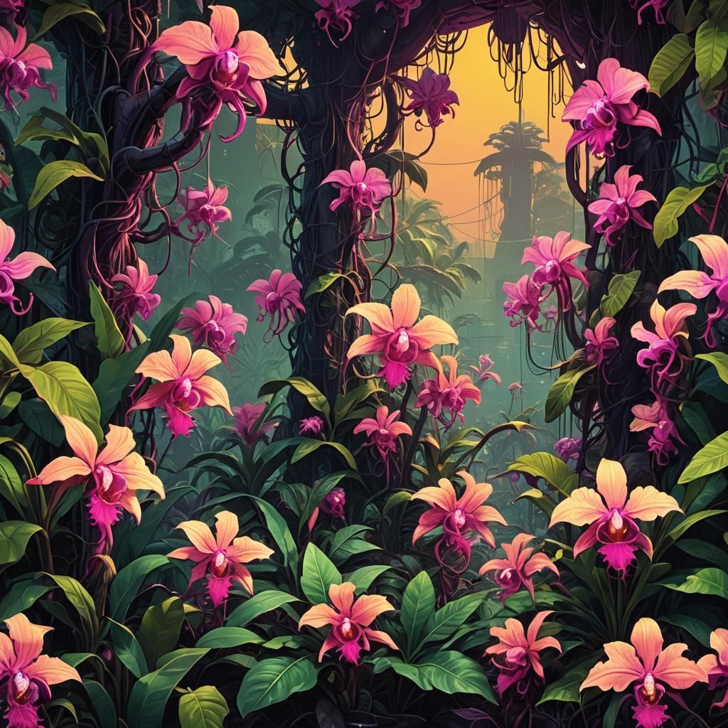 Radioactive Jungle: A Neon Post-Atomic Horror