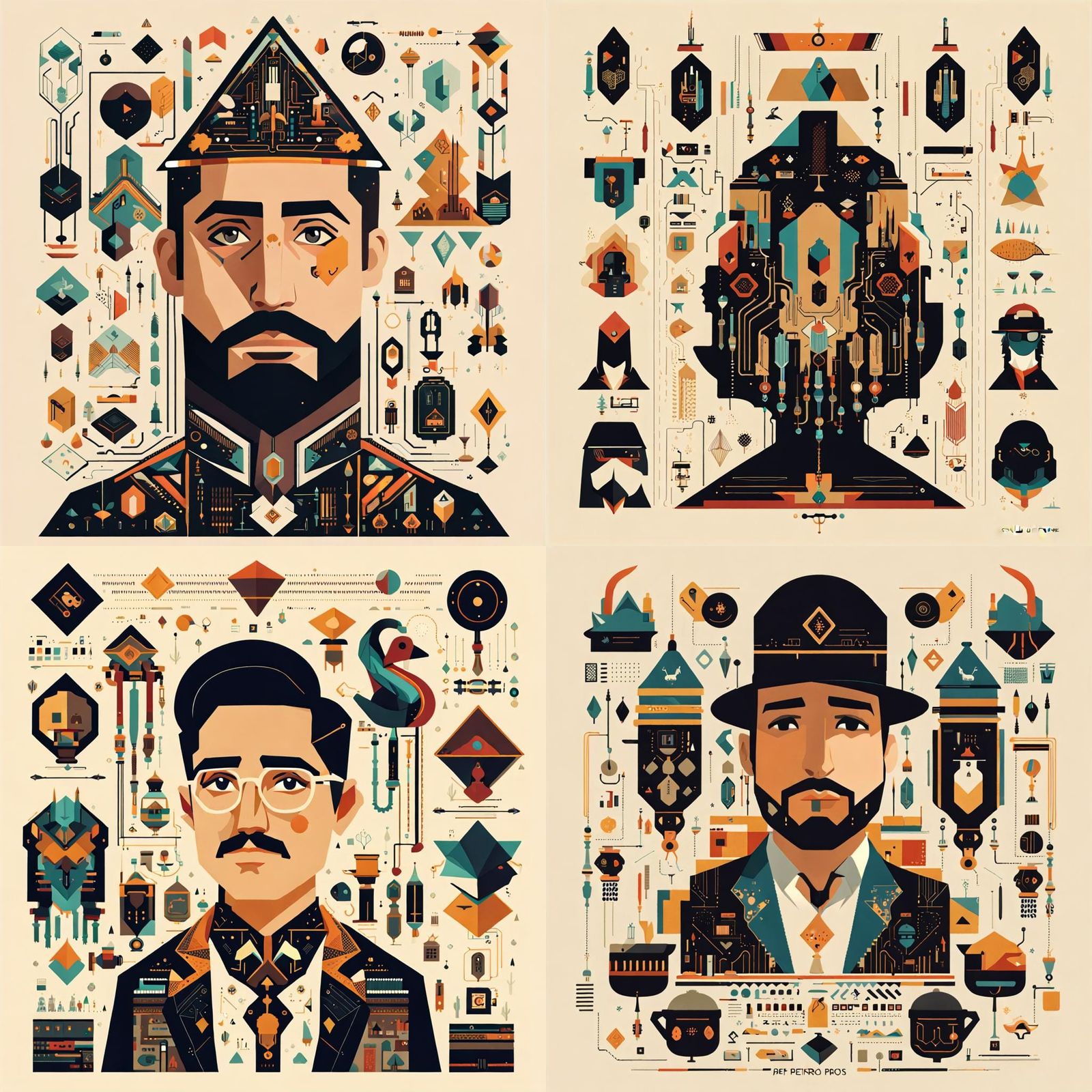 Abstract Art Inspired by a Master